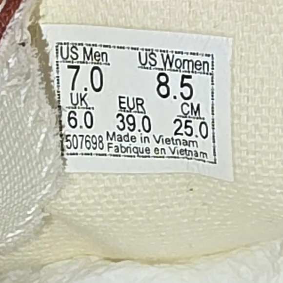 Vans Rust/Brown Checkerboard Slip-Ons - Picture 8 of 14